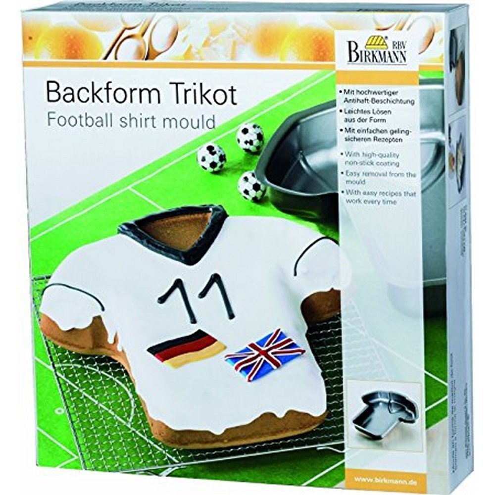 Birkmann 214118 Moule à pâtisserie Maillot, revêtement anti-adhésif de qualité, 28 x 29 x 5,5 cm env. 2600 ml
