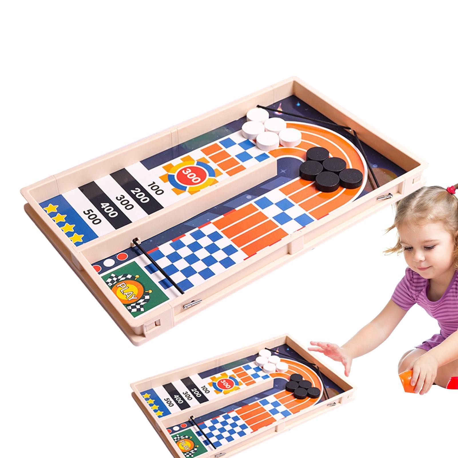 Gioco Veloce Hockey Da Tavolo, Disco A Fionda Per Bambini E Famiglia, Gioco Di Interazione 2 Giocatori - 4