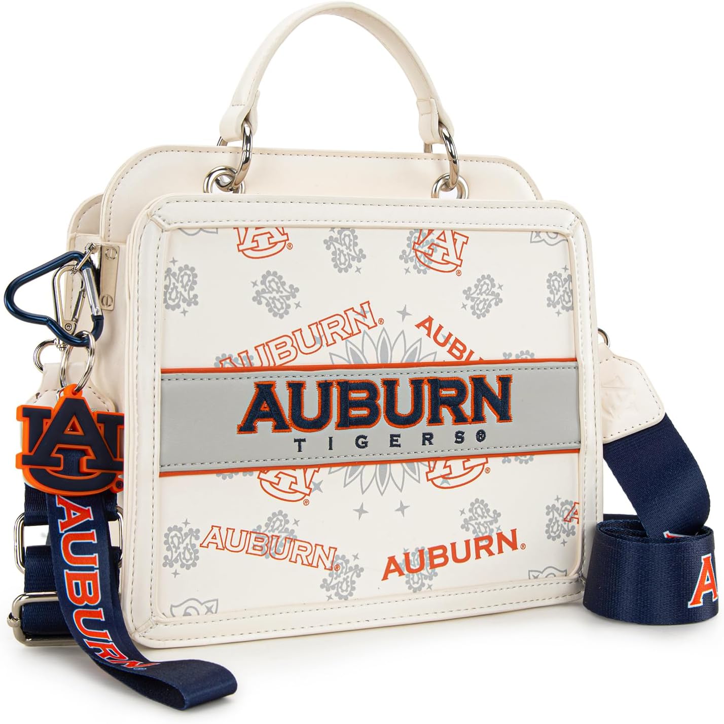 NCAA Crossbody Bags for Women, 2026 NCAA Team Logo Spirited Style Printed Purse with Adjustable Strap for Stadium Events