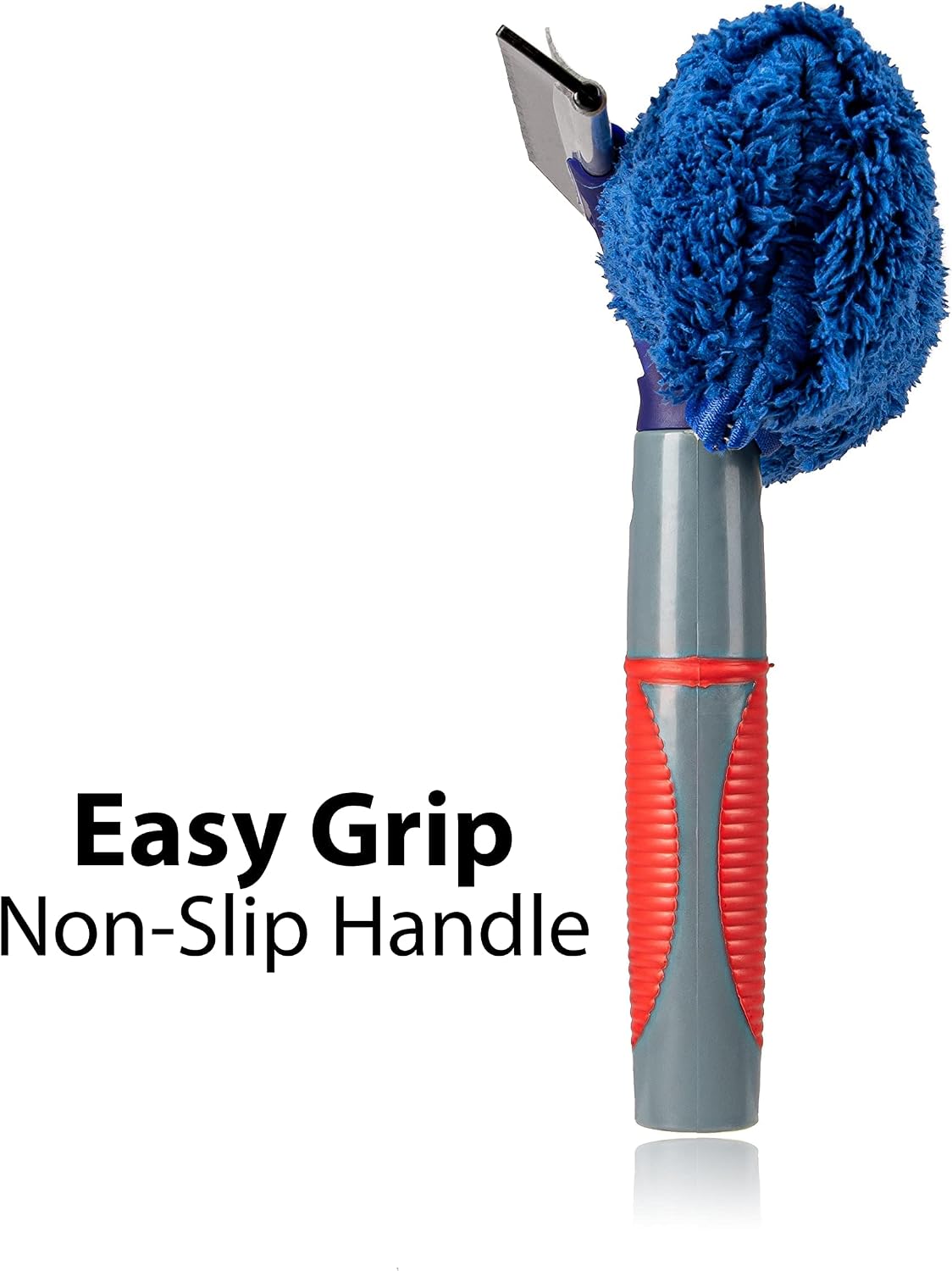 Squeegee for Window Cleaning | 2-in-1 Squeegee & Scrubber Washing Tool for Indoor Outdoor Use | Window Cleaner Squeegee