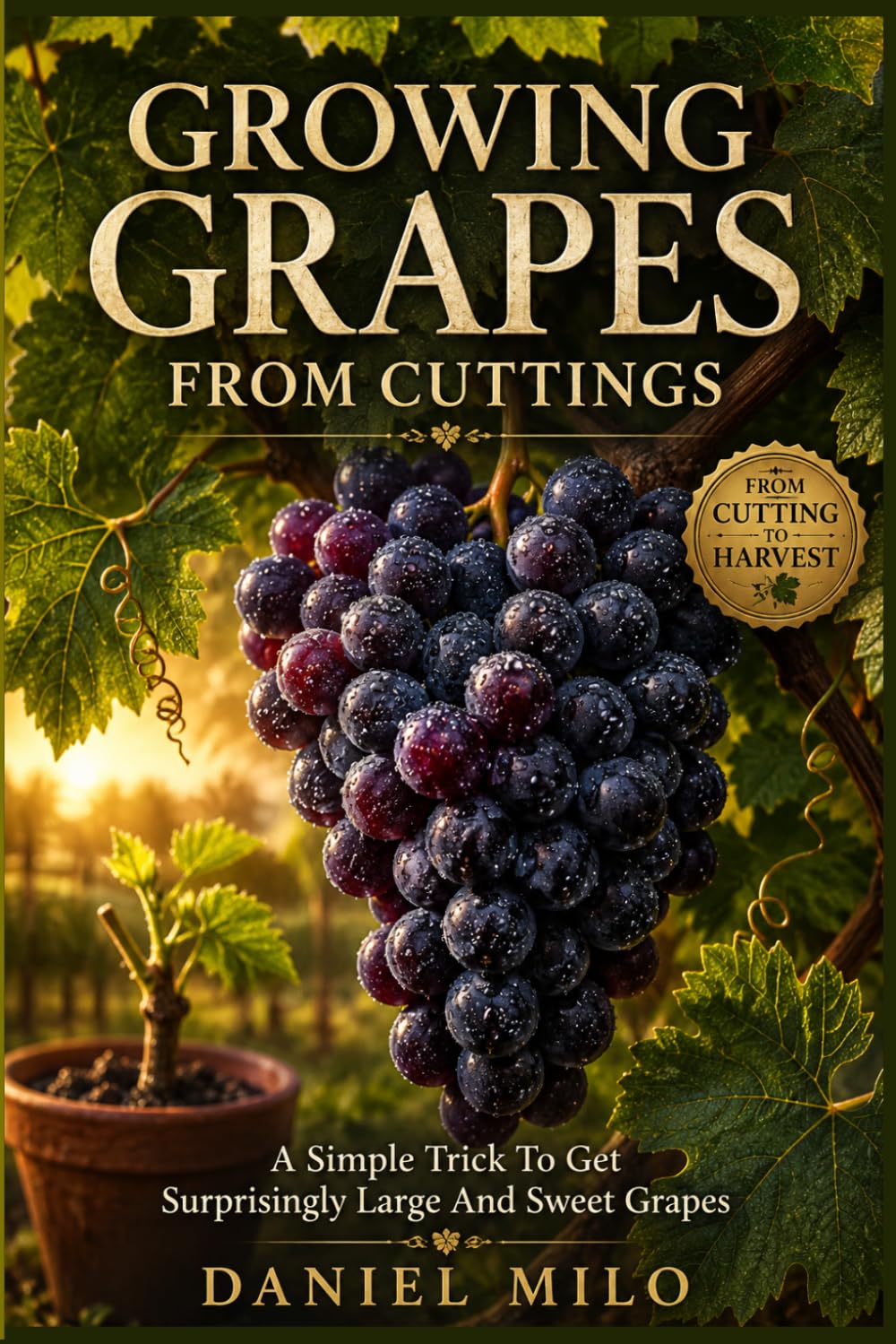 Growing Grapes From Cuttings: Container Gardening: The Complete Beginner's Guide to Propagating, Feeding, and Harvesting Juicy Grapes From a Single Vine, No Vineyard Required