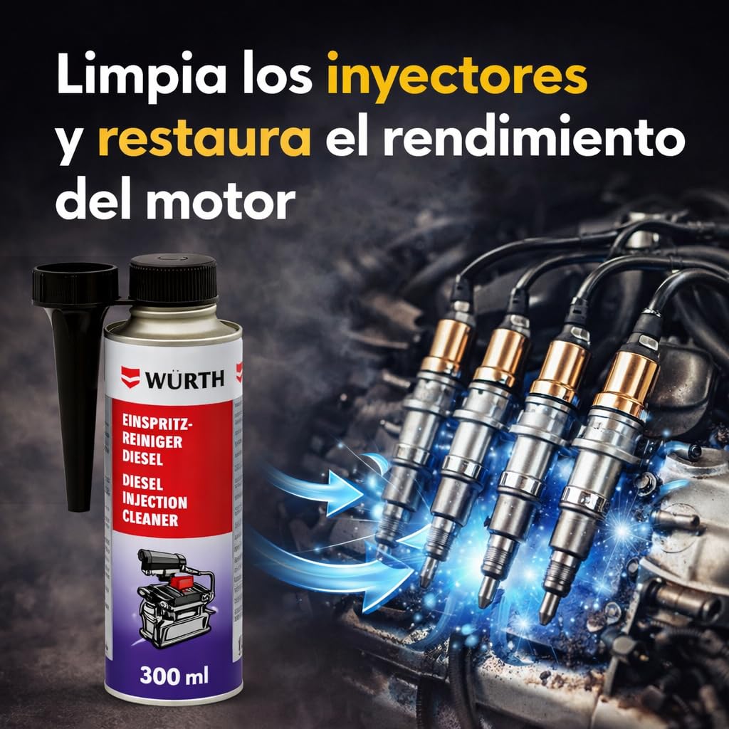 Wurth Limpiador inyeccion Diesel 300ml