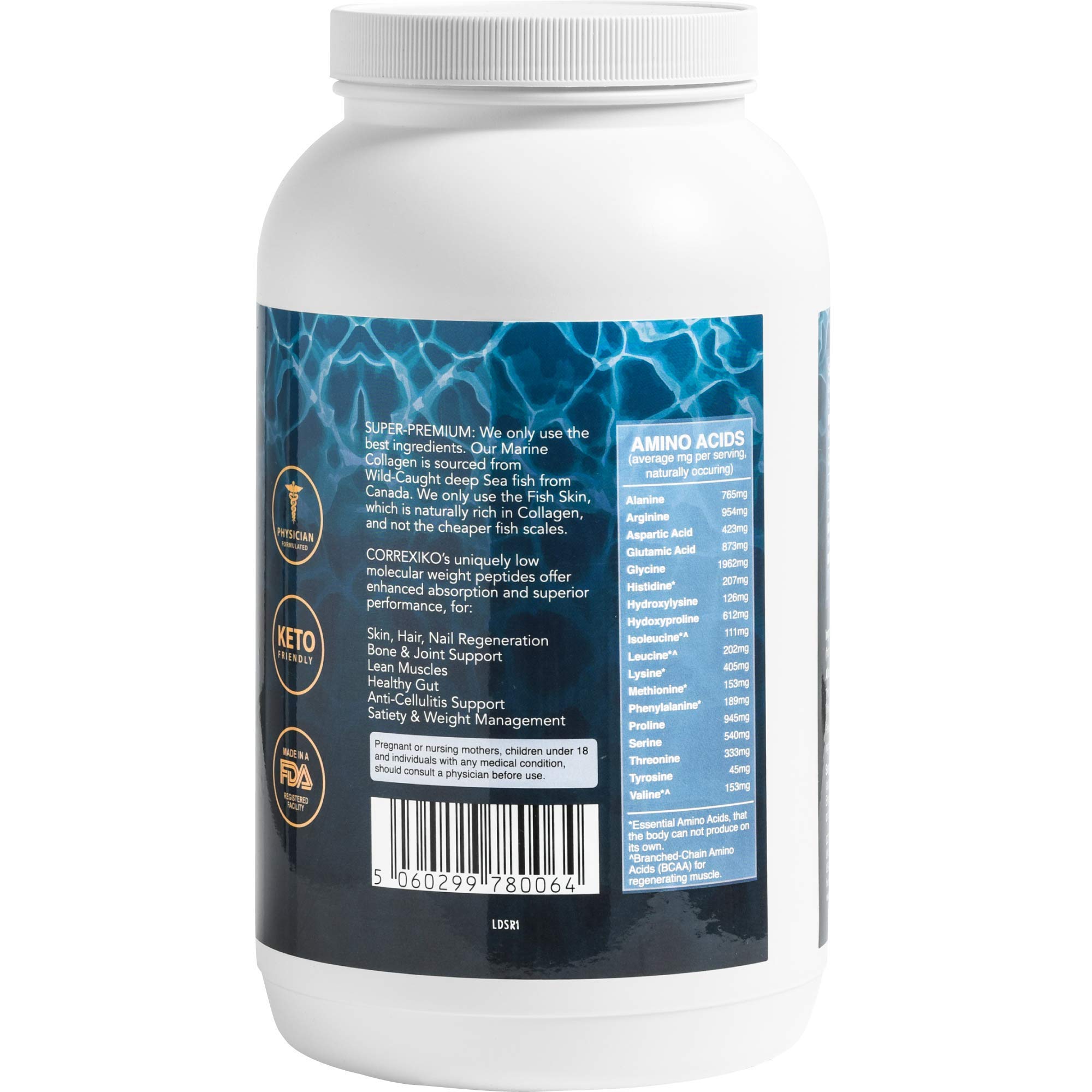 Marine Collagen Peptides Powder by Correxiko Hydrolyzed Collagen
