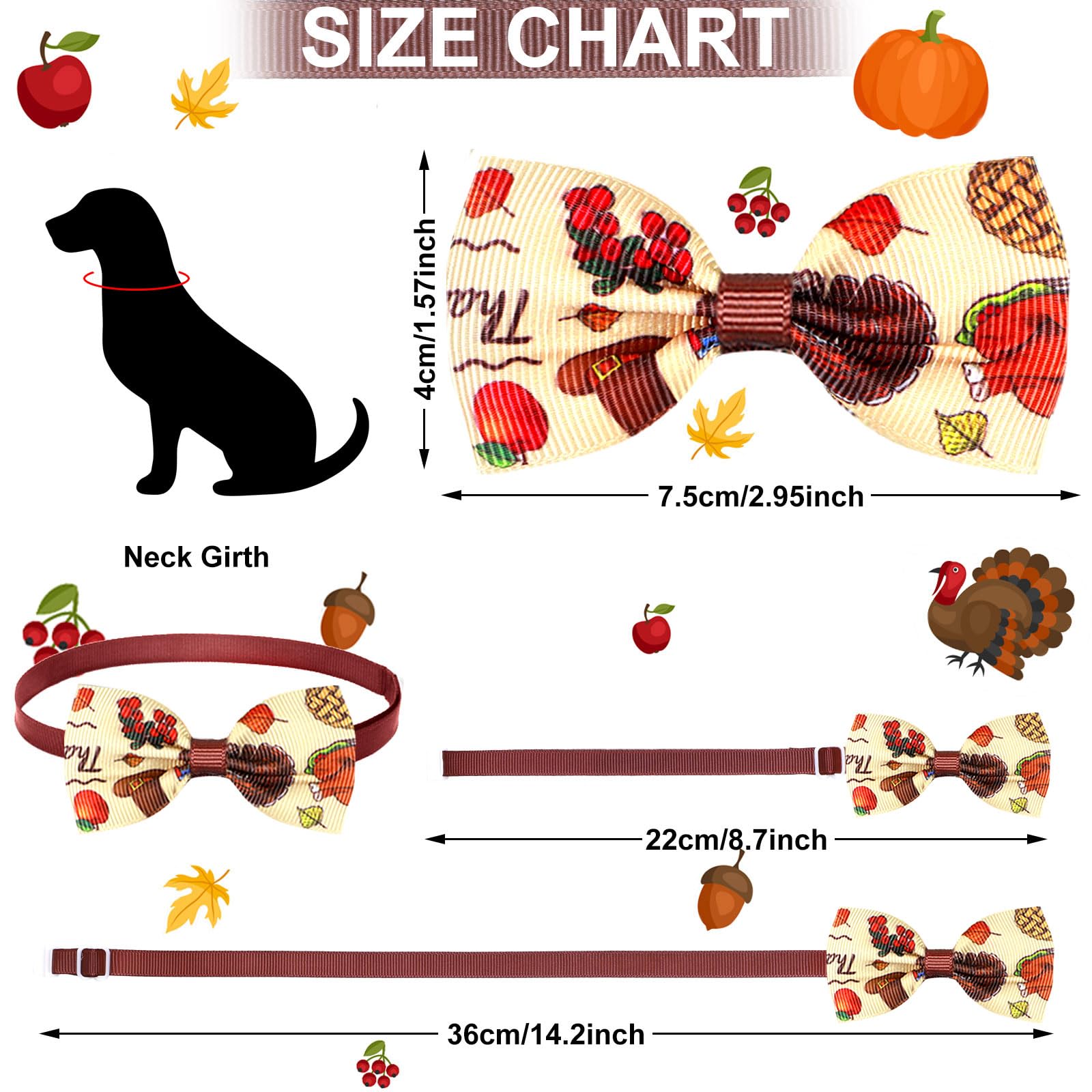 160 Stück Haustier Krawatte Set Hund Katze Fliege Halsbänder Verstellbare Hundefliegen Halsband Fellpflege Zubehör für Hunde Haustiere Zubehör Dekor für Halloween, Erntedankfest, Weihnachten
