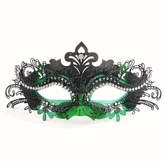 Foto 2 de 7 de Mascara Antifaz Carnaval, Hoshin Mascaras Veneciana Mujer Ideal para Halloween Fantasma de la Ópera…