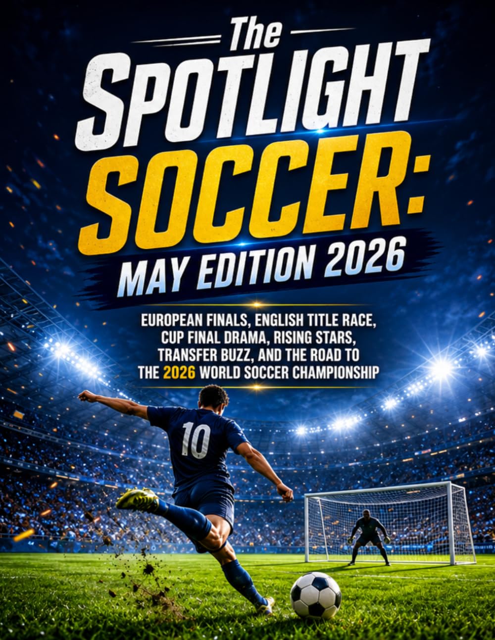 The SPOTLIGHT SOCCER: MAY EDITION 2026: EUROPEAN FINALS, ENGLISH TITLE RACE, CUP FINAL DRAMA, RISING STARS, TRANSFER BUZZ, AND THE ROAD TO THE 2026 WORLD SOCCER CHAMPIONSHIP