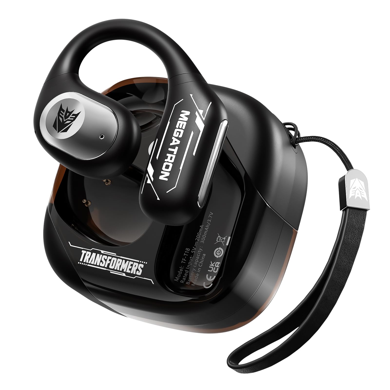 Transformers Open Ear Headphones Wireless Earbuds 60H Playback