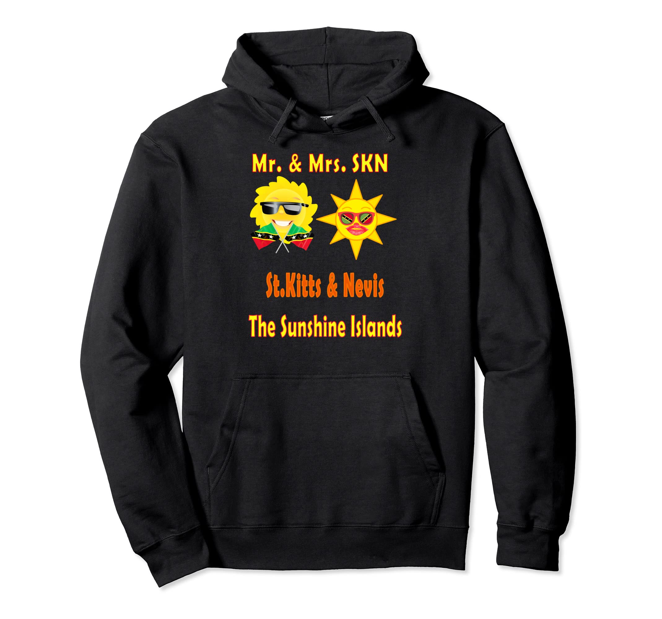 Mr. & Mrs. SKN - St. Kitts & Nevis- The Sunshine Islands. Pullover Hoodie