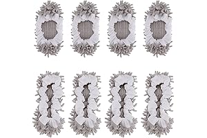 8 Pack Microfiber Shoe Covers Floor Cleaning Mop Slippers