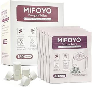 150PCS Universal Baby Bottle Washer Detergent Tablets – Soap Tablets for Automatic Bottle Cleaners