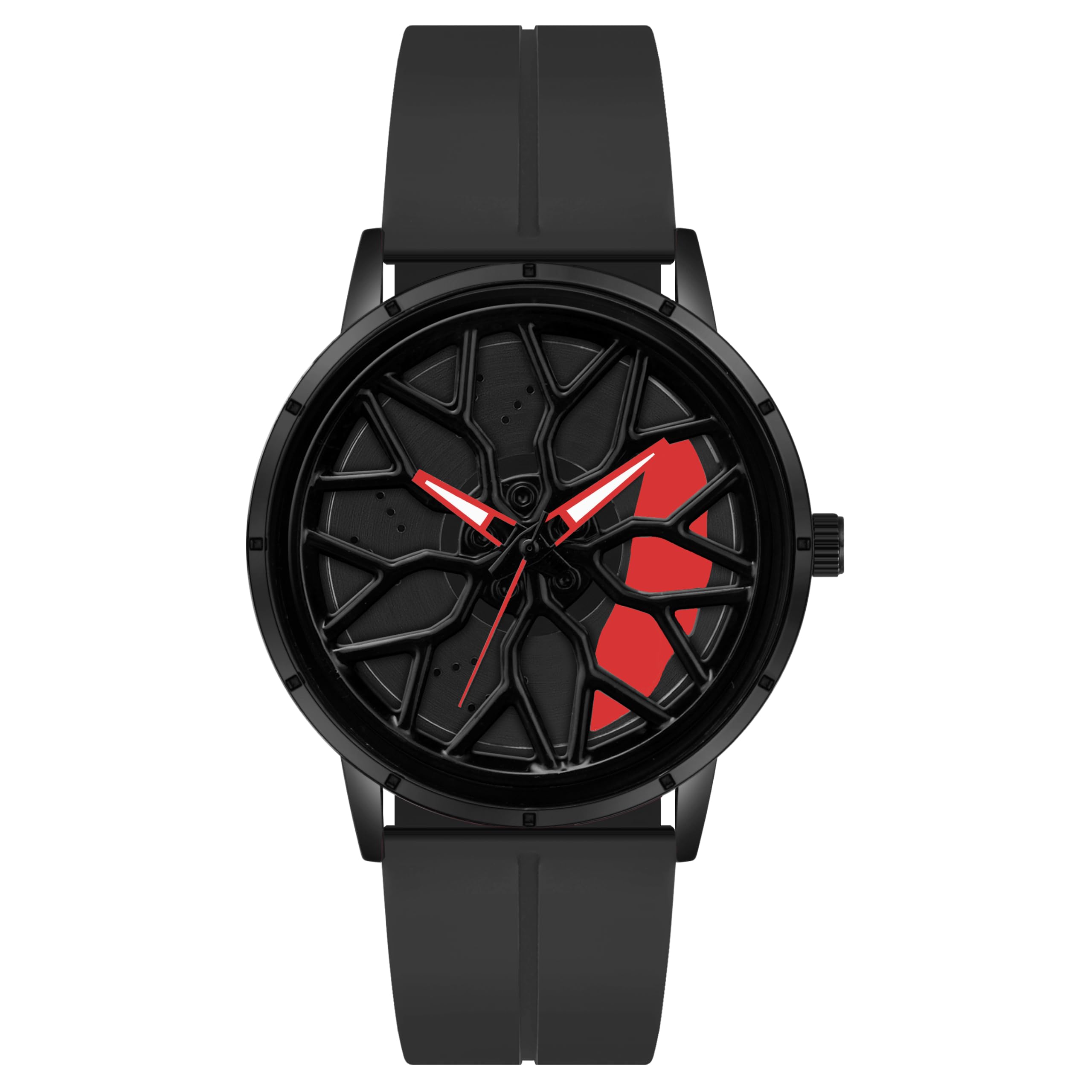 Spinning Car Wheels Gyro Men's Sport Watch| Rotating Sports Car Wheel Design Watches for Boy's and Men-image-48