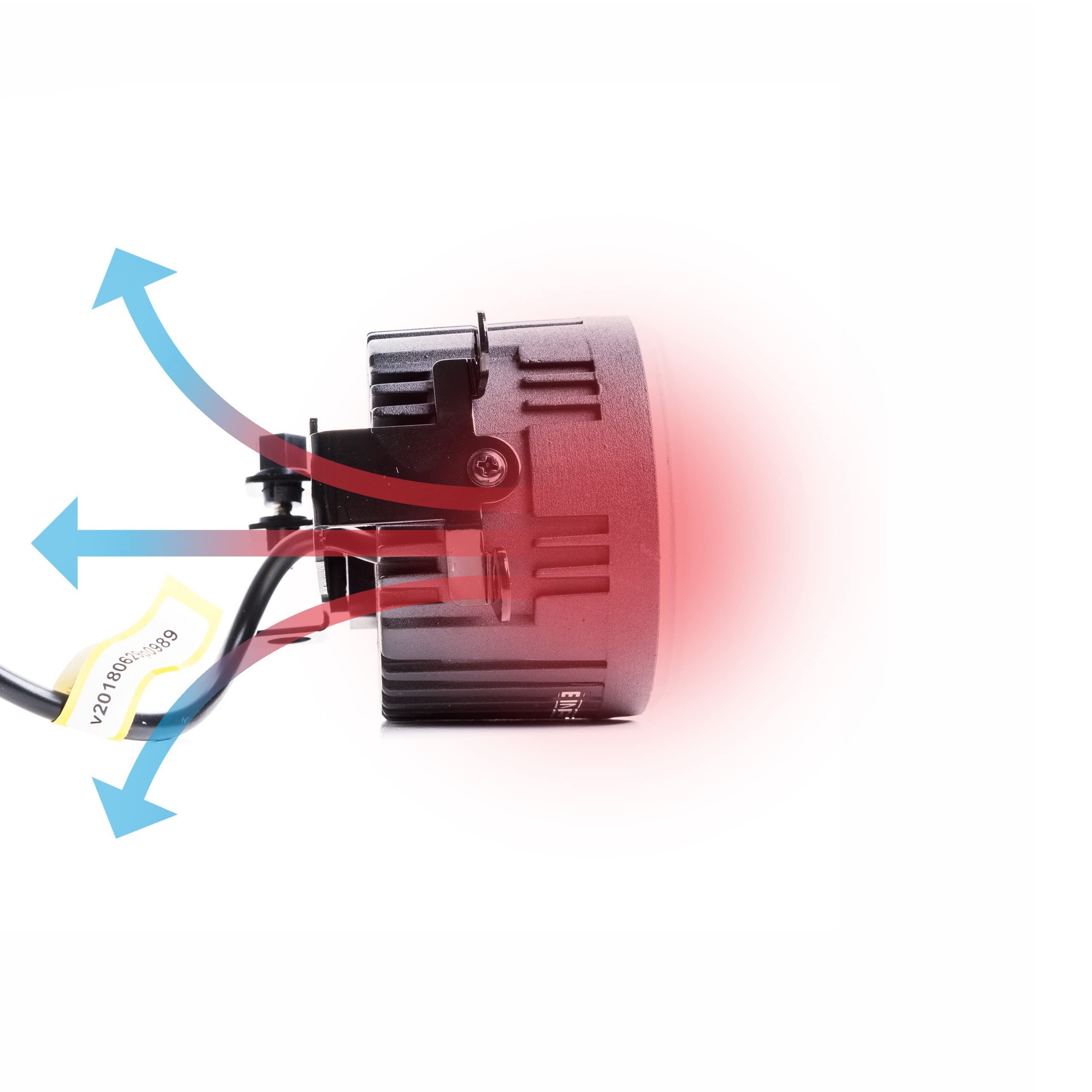 EinParts 2 en 1 Luz de circulación diurna del coche LED con certificado E4 R87, Luz Antiniebla Delantera Para Citroen, Dacia, Nissan, Opel, Fiat, Peugeot, Renault, Ford, Honda, Suzuki, Mitsubishi