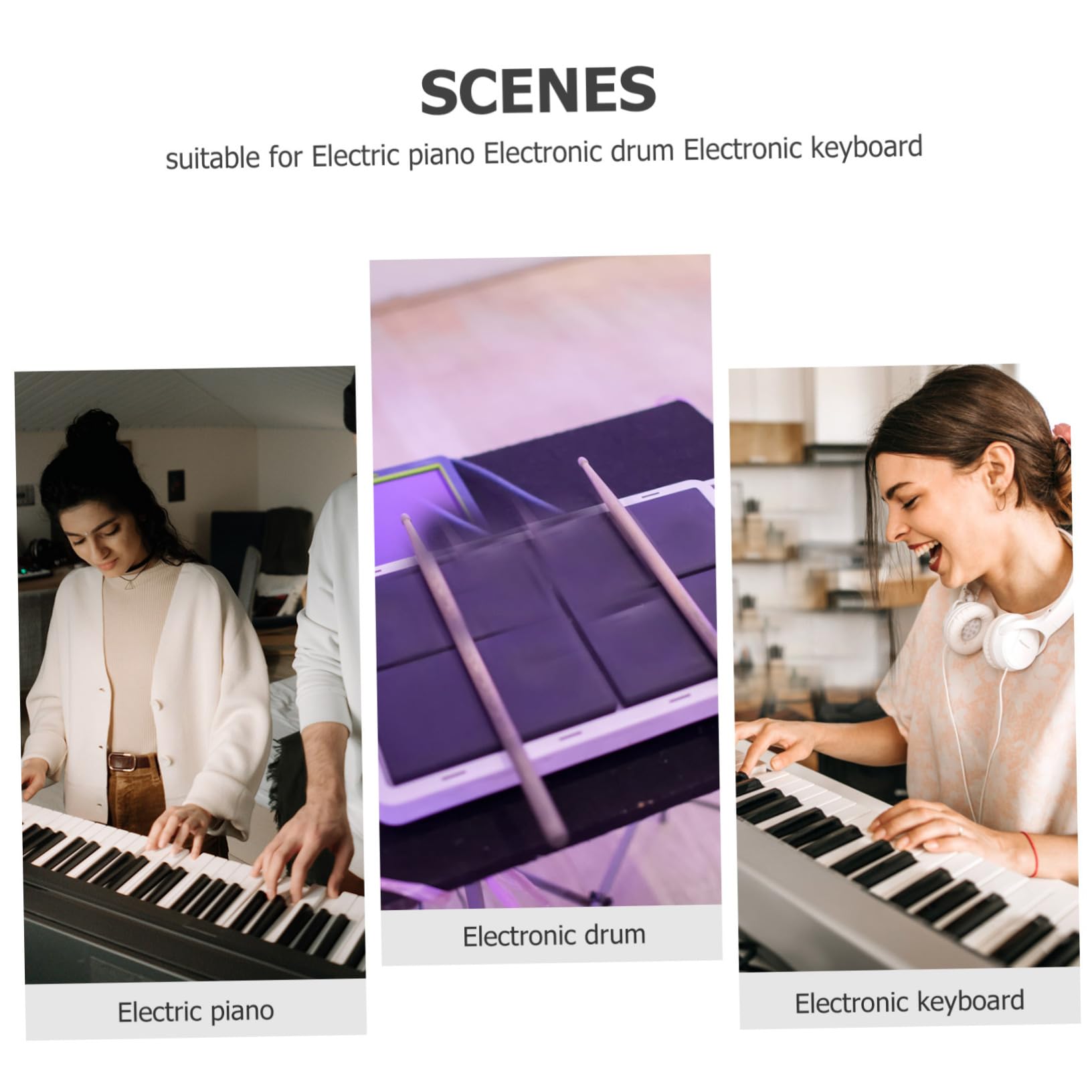 Toyvian 2pezzi Cavo Midi Usb Professionale Da Metri Per Tastiera Elettronica e Pc Adattatore Midi In-out Per Registrazione Musicale e Studio Di Produzione