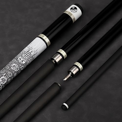 Miniatura 8 de Taco de billar de fibra de carbono con estuche, palo de billar con tecnología de carbono completo para adultos, Taco de piscina profesional de baja