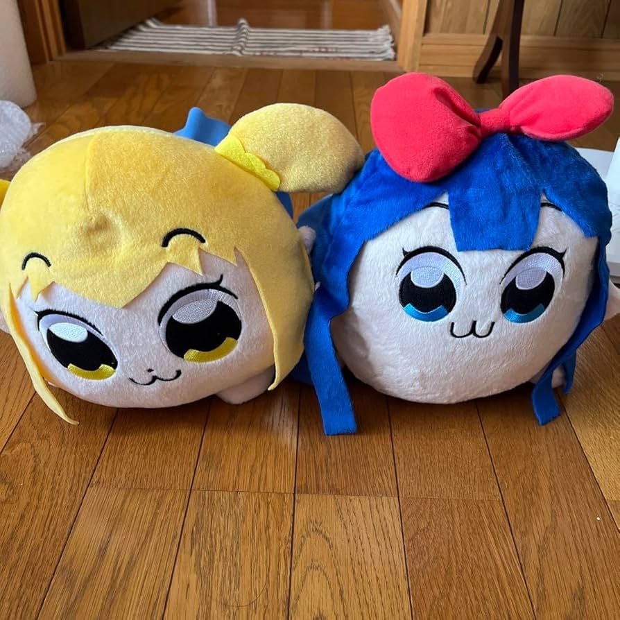 Amazon.co.jp: ポプテピピック bigぬいぐるみ 寝そべり ポプ子