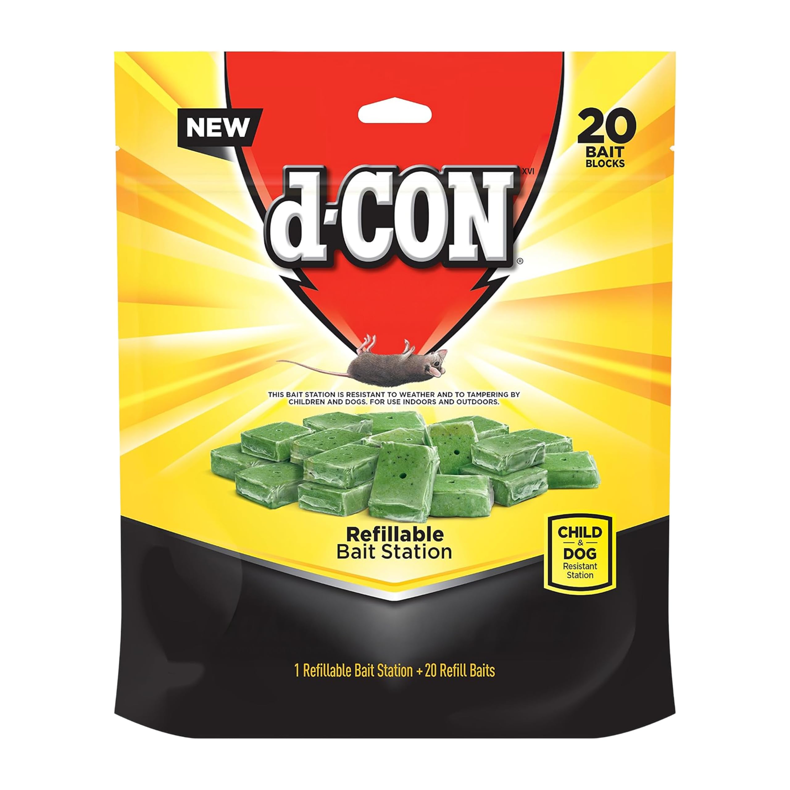 d-Con Mouse Bait Station - 18 Refills -14