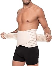 Channo Abdominal Belt - Sturdy Belt with Double Velcro Fastening, Ideal as Post-Operative Abdominal Bandage, Slimming Belt and Waist Trainer