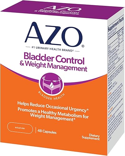 AZO Control de Vejiga con Go-Less® y Suplemento Dietético para el Manejo del Peso | Ayuda a Reducir la Urgencia Ocasional* | Promueve un Metabolismo