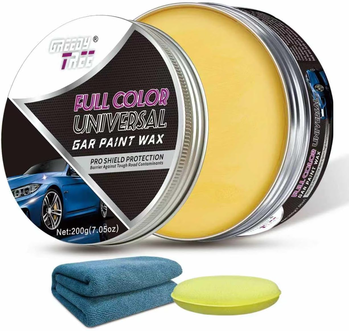 Cera para auto brillo alto y protección duradera