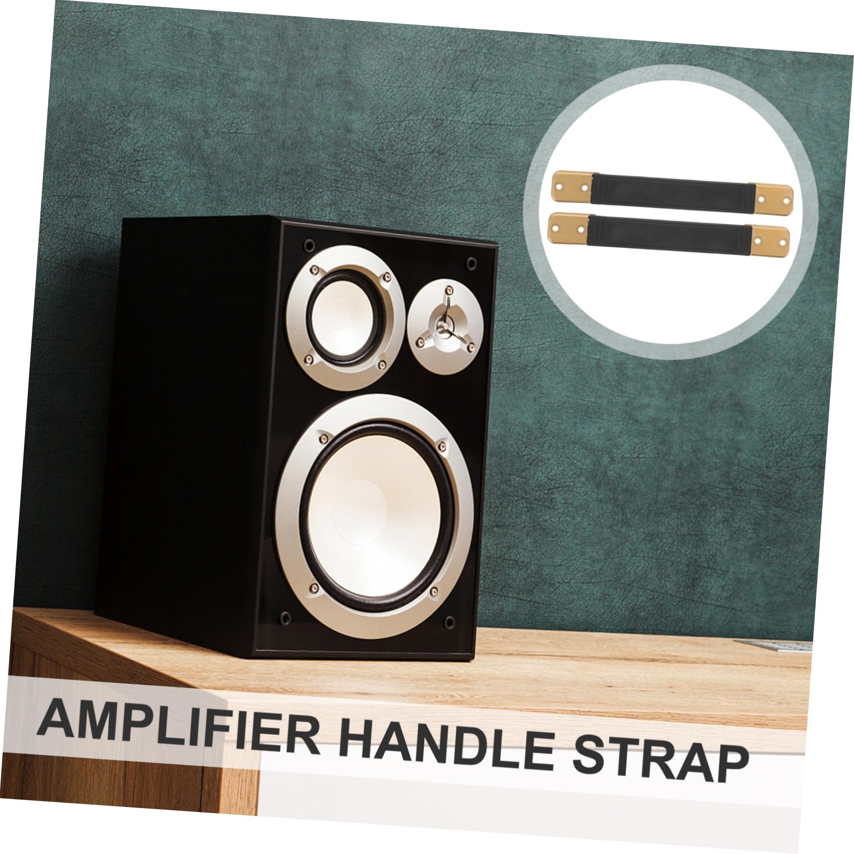 VICASKY 2pcs Speaker Cabinet Handle Strap Artificial and Pulls for Easy Carrying Professional Grade Replacement for Amplifiers and Speakers