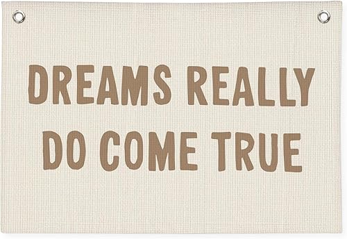 Miniatura 36 de Pancarta de Cueva de Pequeña Bebé, Decoración de Guardería para Niña, Decoración de Habitación para Niño y Niña Pequeños, Pancarta de Lienzo de Lino