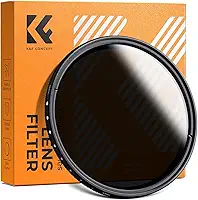 K&F Concept ND2-400 Filtro ND variável densidade neutra ajustável Fader ND2 ND4 ND8 ND16 ND32 para ND400 filtro de lente para câmera DSLR fina (49 mm)
