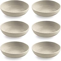 Vista 23 de Abode Homewares TarHong Planta Artisan Solid Salad Plate, 8.5", Planta (Majority Plant Based with Melamine Binder), Shatterproof, Indoor/Outdoor