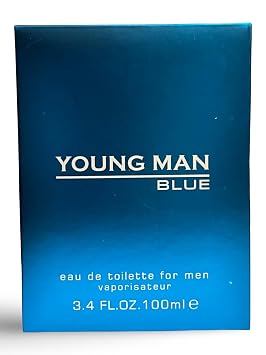 YOUNG MAN BLUE Eau de Toilette for Men - 3.4 Fl Oz