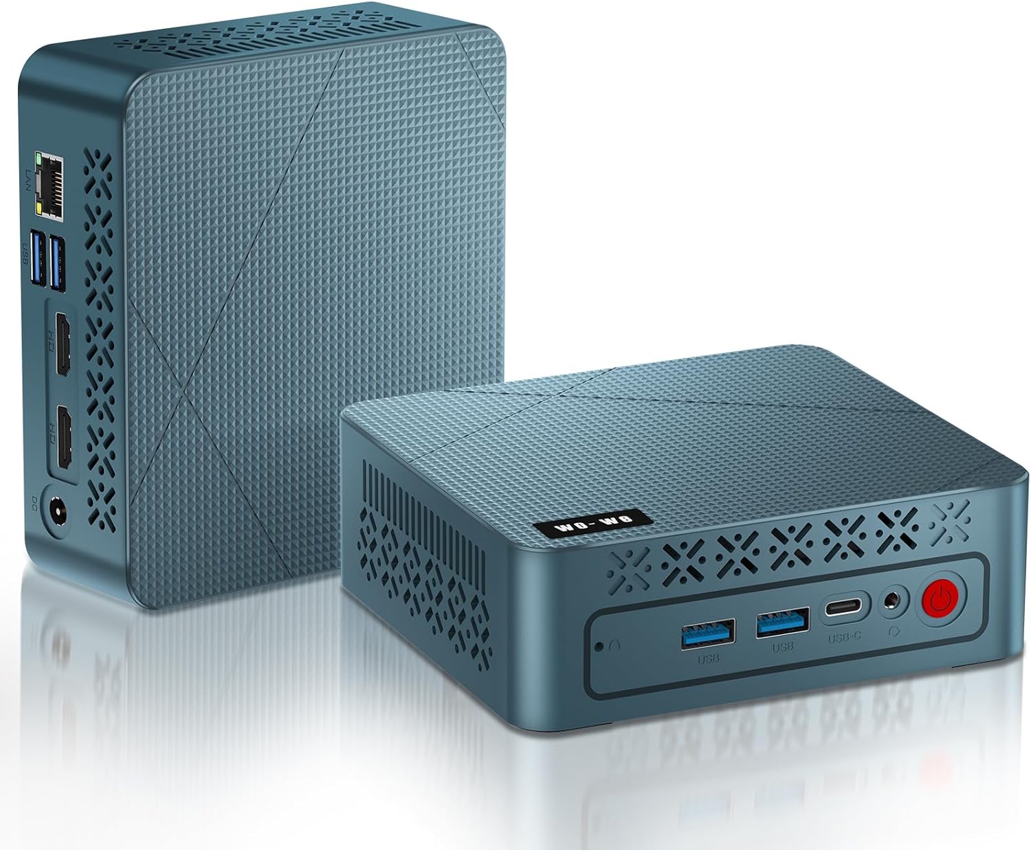 wo-we P6 Mini PC AMD Ryzen 5 3550H (Max 3.7GHz) Mini Computers, 16GB DDR4 RAM 512GB NVME SSD Gaming PC,Triple Display Dual HDMI Port&USB-C, WiFi 5/Bluetooth 5.0