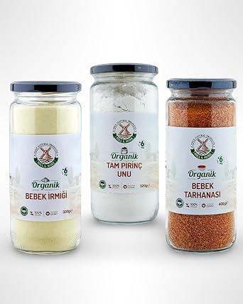 Mill & More +6 Ay Favori Set - Organik Bebek Tarhanas  400g + Org. Bebek  rmi i 330g + Org. Tam Pirin  Unu 320g
