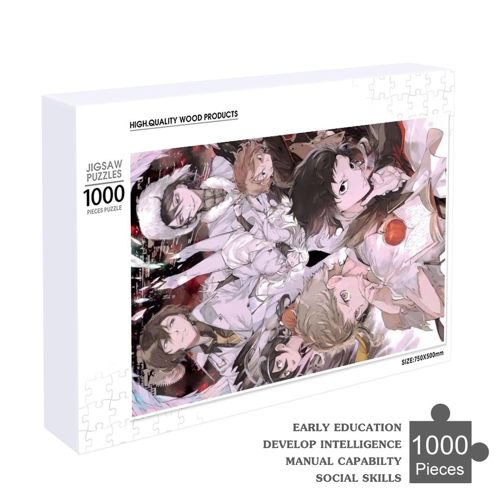 Amazon.co.jp: 文豪ストレイドッグス ジグソーパズル 500ピース 1000