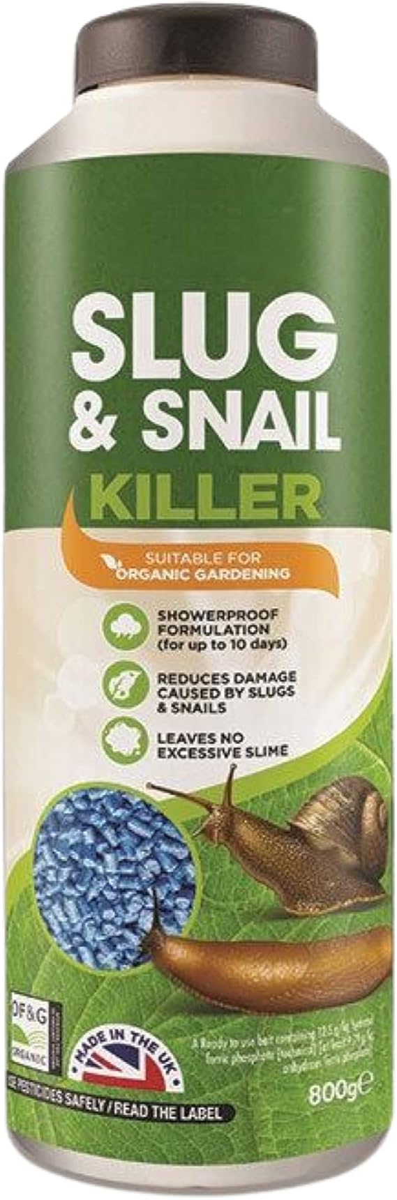 ZYBUX SLUG AND SNAIL KILLER 800G Powerful Slug Repellent for Use
