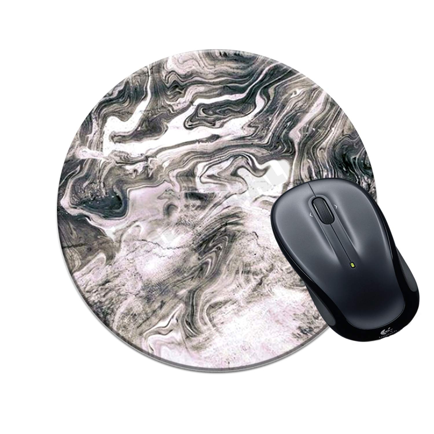 Vprint Round Gaming Mouse Pad Black White Marble Sarcastic Printed Multicolour Size 8x8 inches (B07NCZ573V) Amazon Price History, Amazon Price Tracker