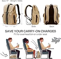 Amazon.com: mixi Travel Laptop Backpack for Women & Men, Carry On