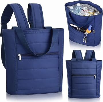 Tallew 2 Pcs Insulated Cooler Backpack 36 Cans Insulated Cooler Bag Leakproof Double Deck Bag Lightweight Lunch Backpack for Beach Travel Picnic Hiking BBQ Camping Shopping
