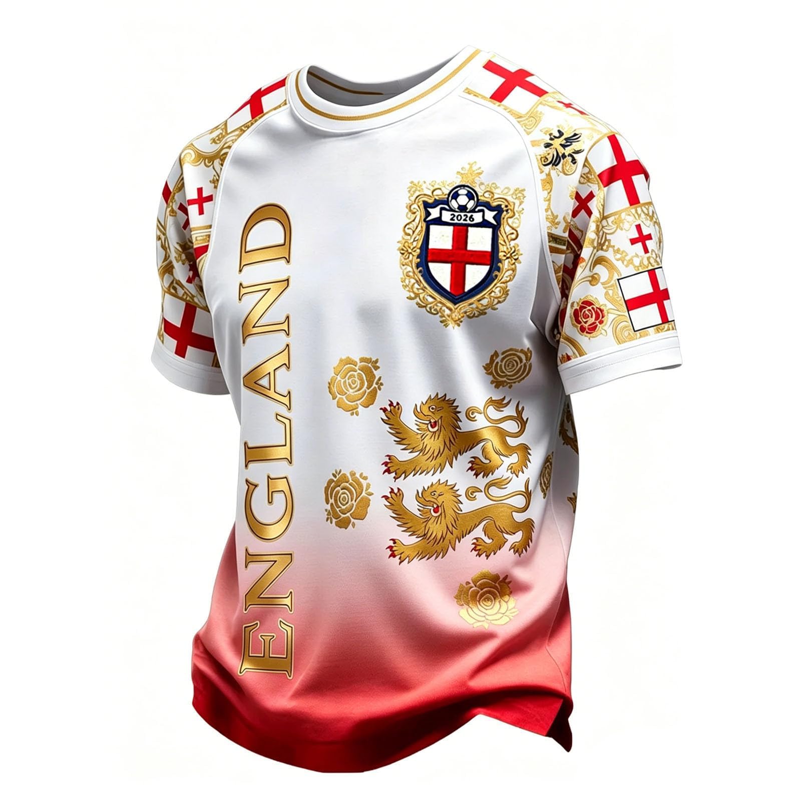 WDCHAOYUE Mens Scotland Flag Soccer T-Shirt Football 2026 World Cup Scotland Short Sleeve Crewneck Shirt for Football Fans Supporters