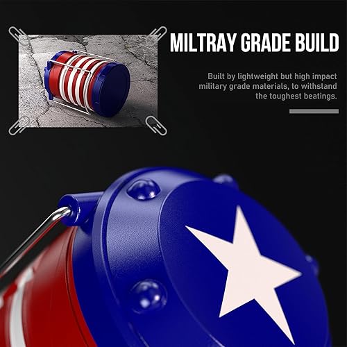 Miniatura 40 de Lichamp Paquete de 4 linternas de campamento COB, linterna portátil de alto lumen para acampar al aire libre, kit de equipo de supervivencia