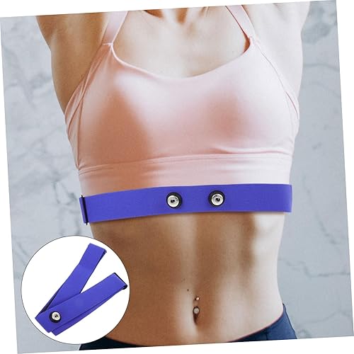 Miniatura 5 de Cinturón de frecuencia cardíaca transpirable, correa de fijación en el pecho, material antidesgaste, ajustable para el pecho para trotar, correr,