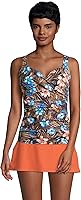 Vista 3 de Lands' End Traje de baño tipo tankini con aros para mujer