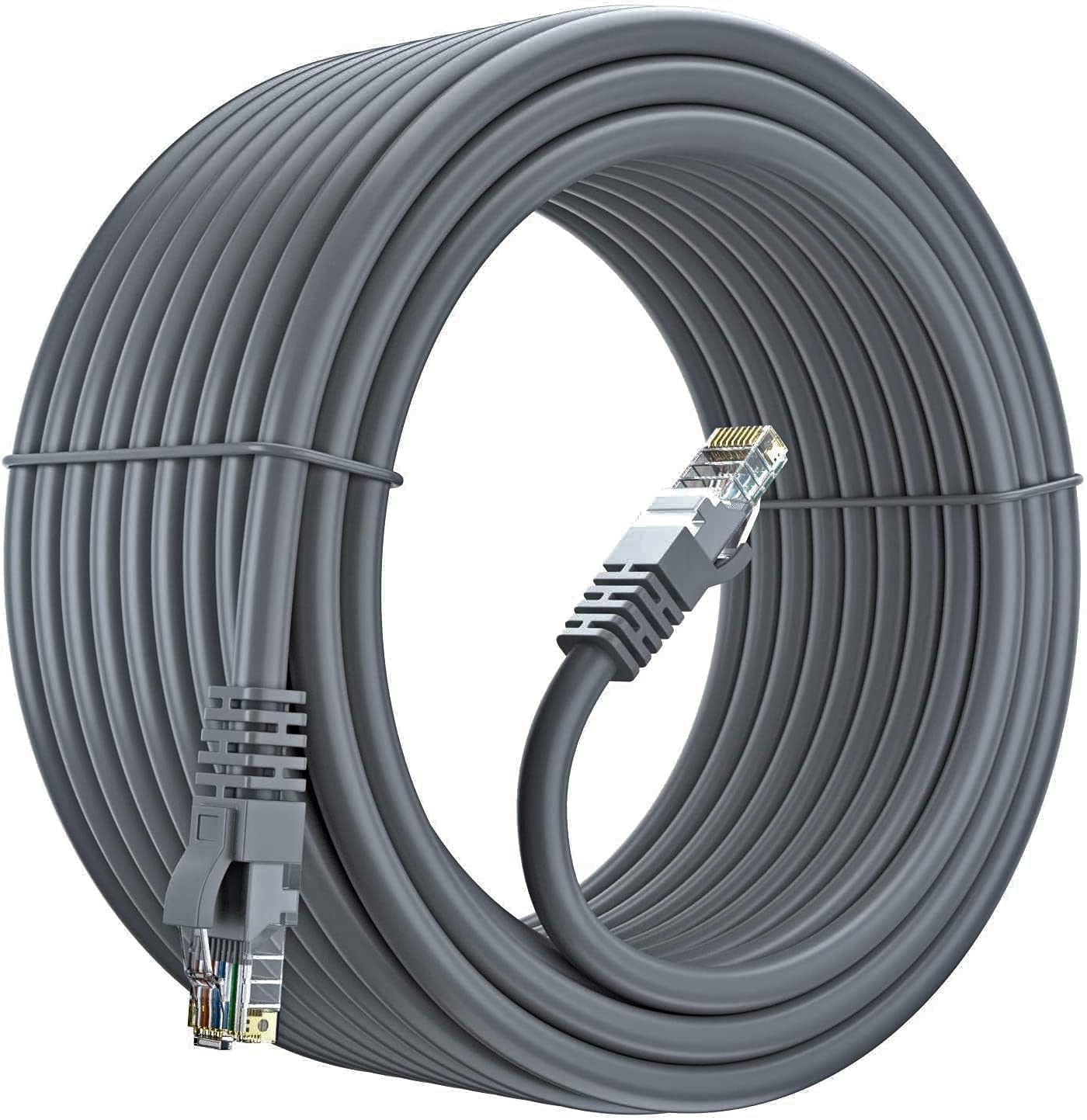 MVTECH 20 Meter Cat 6 Ethernet Cable, Round Network LAN Cable Cord 2000MHz/1Gbps High Speed, Internet Router Cable RJ45 Wire for Computer Laptop PS5 PS4, Switch Box PC,TV Box- Grey (B0C21BXTCW) Amazon Price History, Amazon Price Tracker