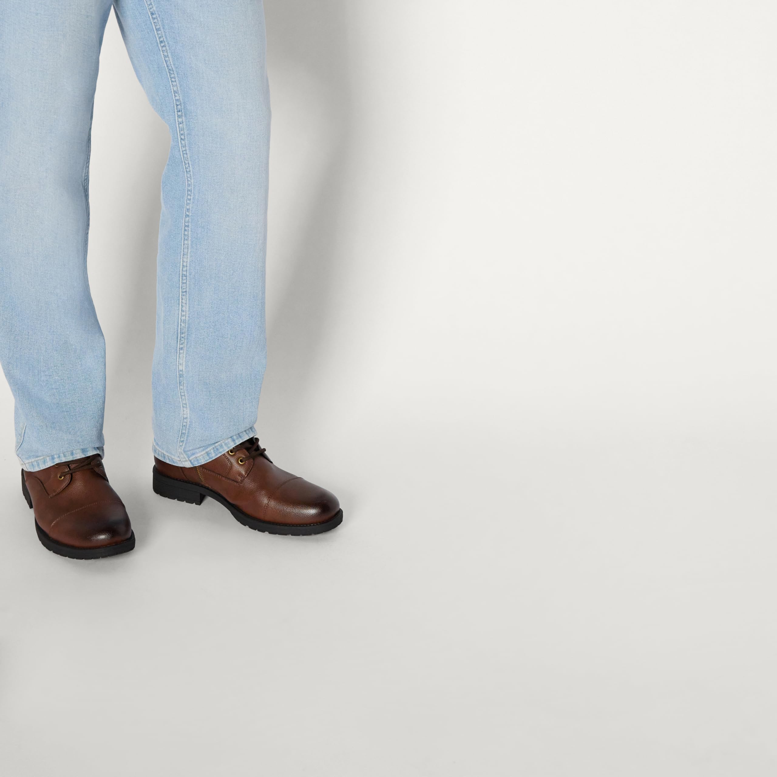 Amazon Essentials Herren Schnürstiefel Mit Zehenkappe Und Reißverschluss