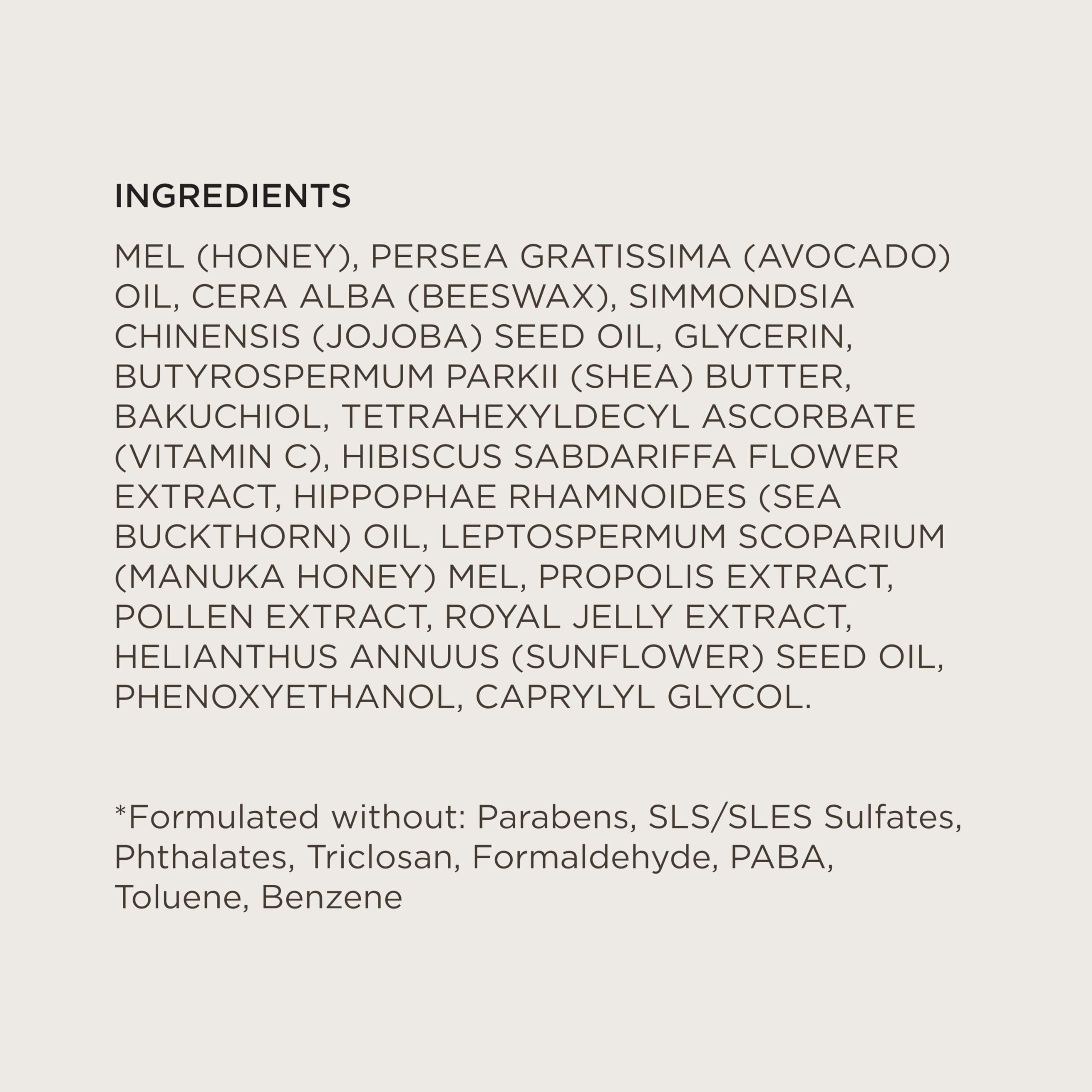 Colleen Rothschild Honey Nectar Radiance Mask – Brightening Vitamin C & Bakuchiol Face Mask with Honey Complex for Glow & Hydration