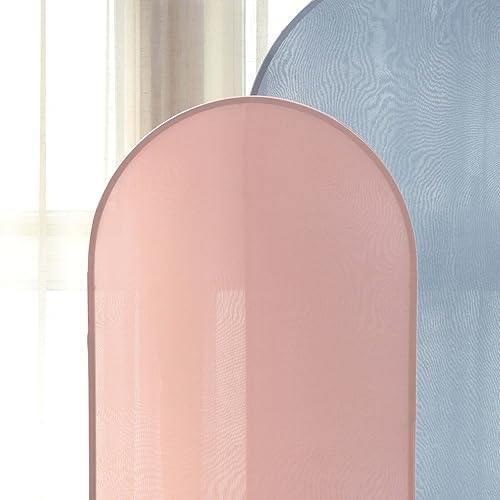 Vista 101 de Efavormart - Marco de fondo redondo de elastano de 7 pies, cubierta de arco de boda de 2 lados Blanco