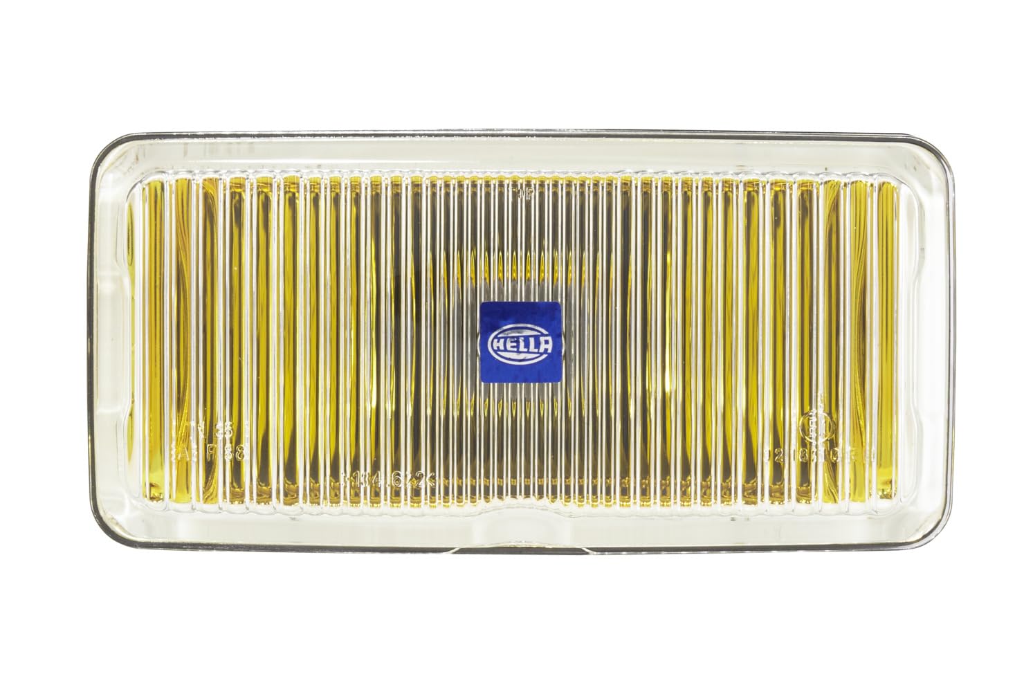 HELLA 1ND 005 700-421 Halogen-Nebelscheinwerfer - Comet 550 - 12V - rechteckig - Anbau - glasklare Streuscheibe - Lichtscheibenfarbe: gelb - rechts/links | 1ND 005 700-421, Nebelscheinwerfer