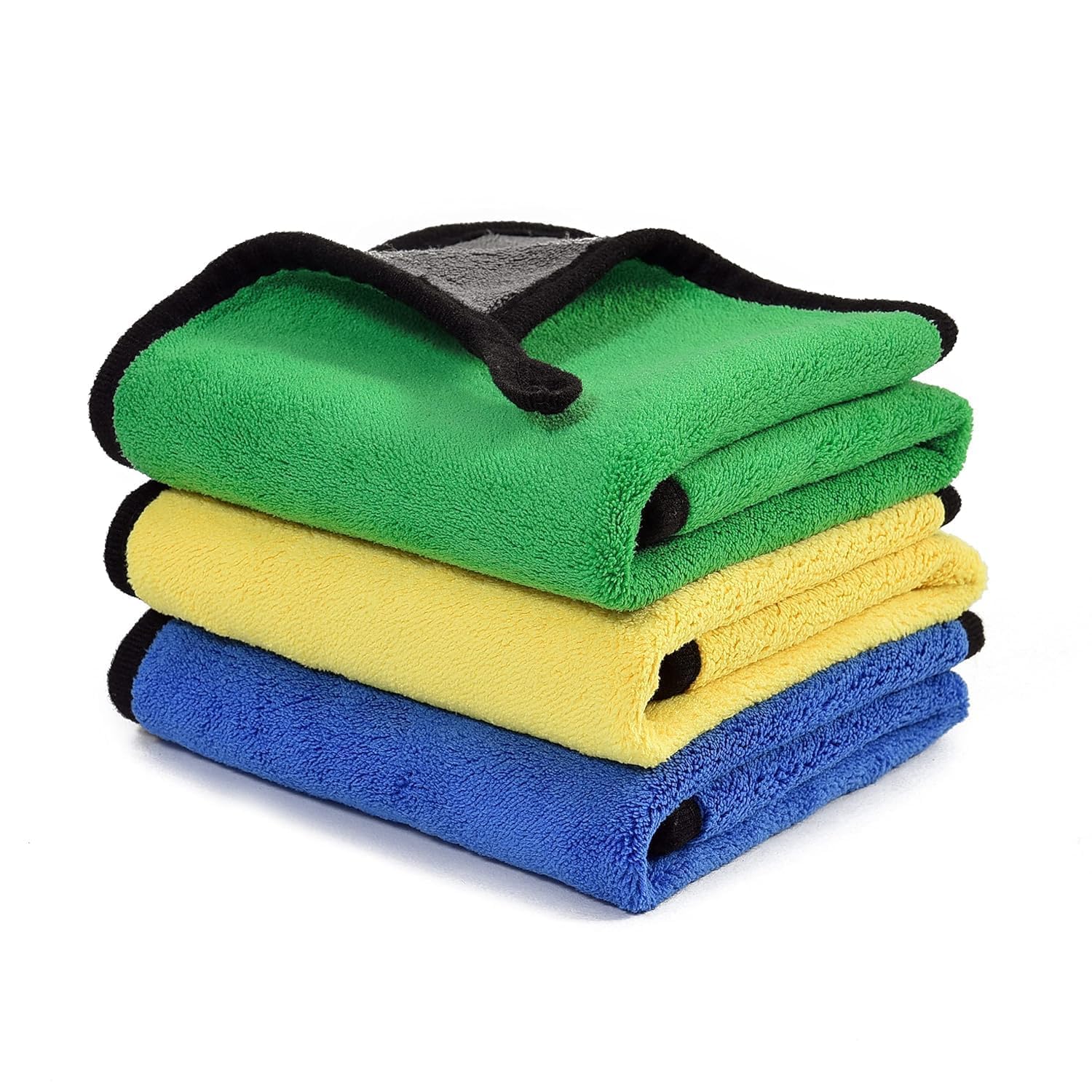 Microfiber Cleaning Cloth 600GSM for Kitchen Car Motorbike Mobile Laptop Lint Free Dual Layer Super Absorbent Towel Scrubber Duster Wash Polish Cloth multicolor Set (Color May Vary) (3, 60 X 40 CMS) (B0DDHHQFXG) Amazon Price History, Amazon Price Tracker