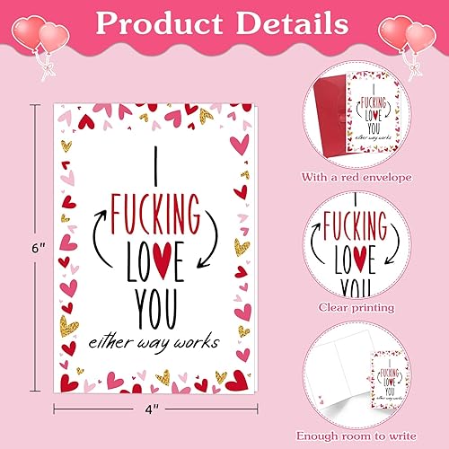 Miniatura 6 de D4DREAM Tarjeta de San Valentín "I Love You"