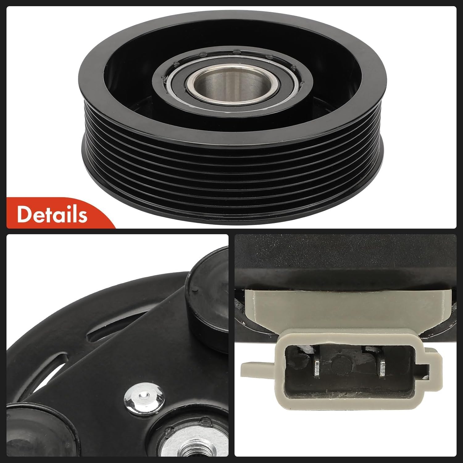 A-Premium A/C Compressor Clutch Kit Compatible with Ford F-150 2003, E-150 E-250 Econoline, Excursion, Expedition & Lincoln Navigator 1998-2001