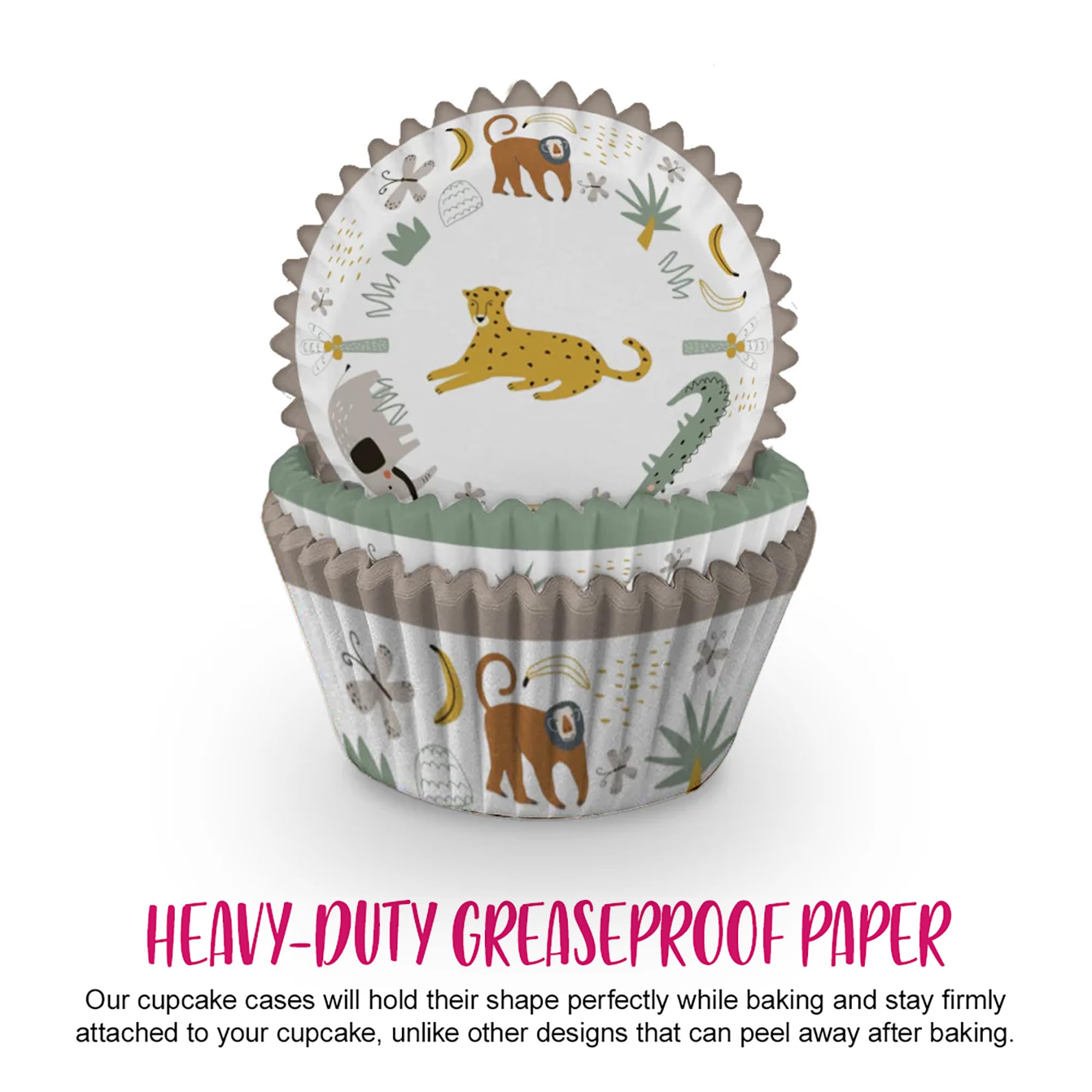 Supporto Cupcake Zoo-Party CC HOME - 3 Livelli Per 24 Cupcake, Design Animaletto