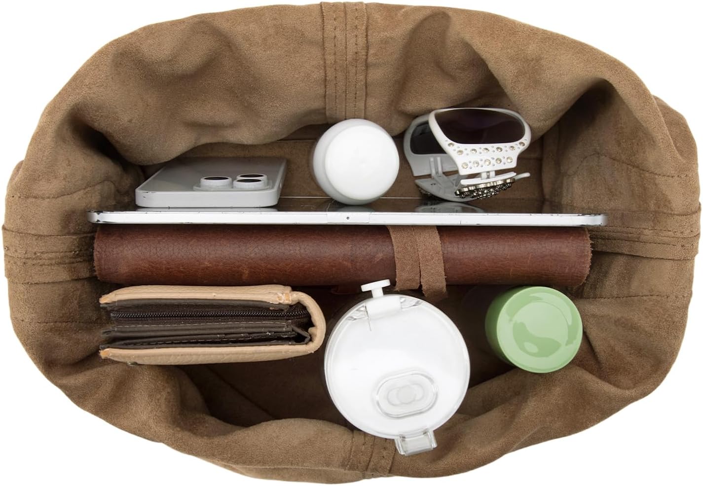 Wrangler Suede Hobo Purse for Women Embossed Soft Slouchy Shoulder Bag 2Pcs Set - Image 4