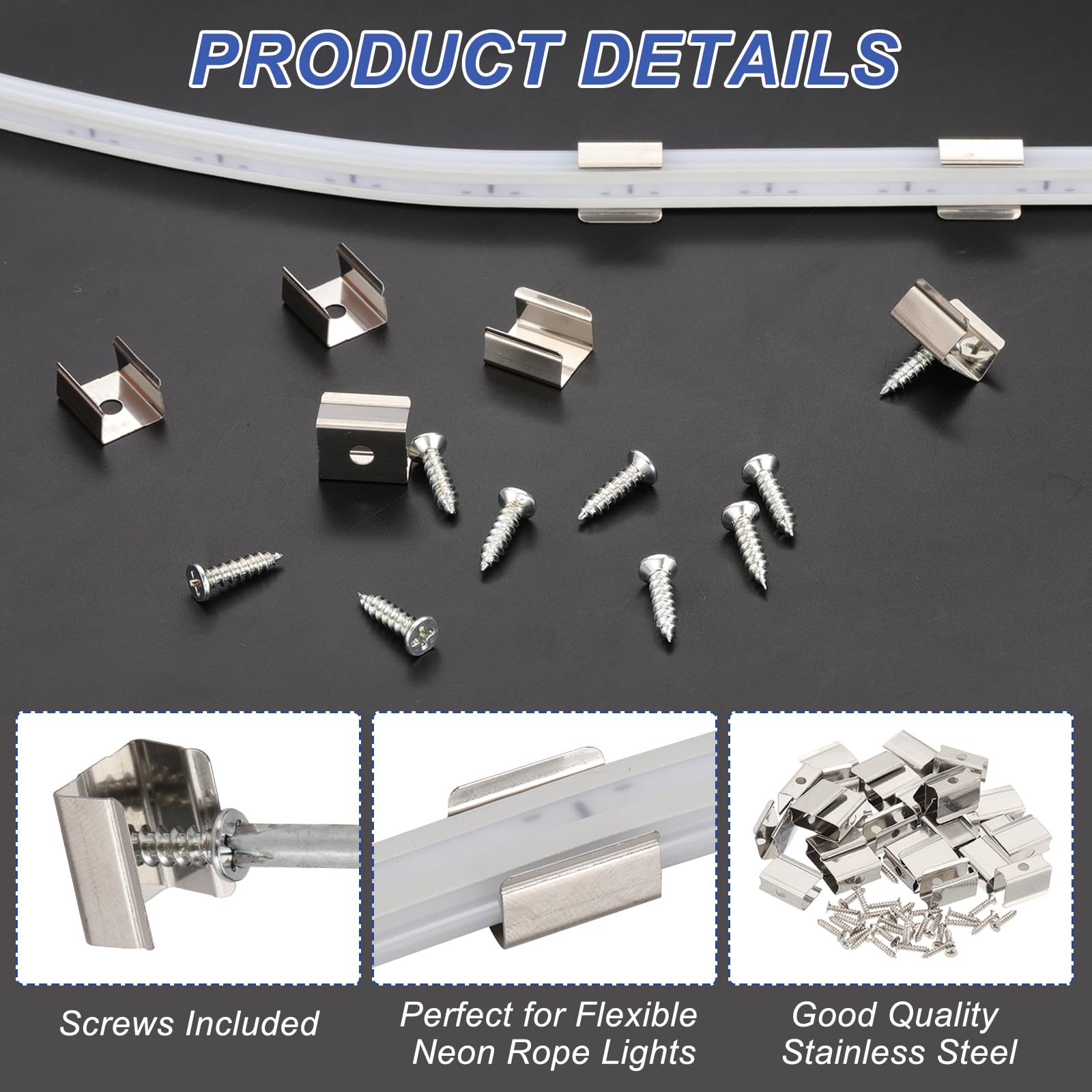 PATIKIL LED Strip Clips - Image 3